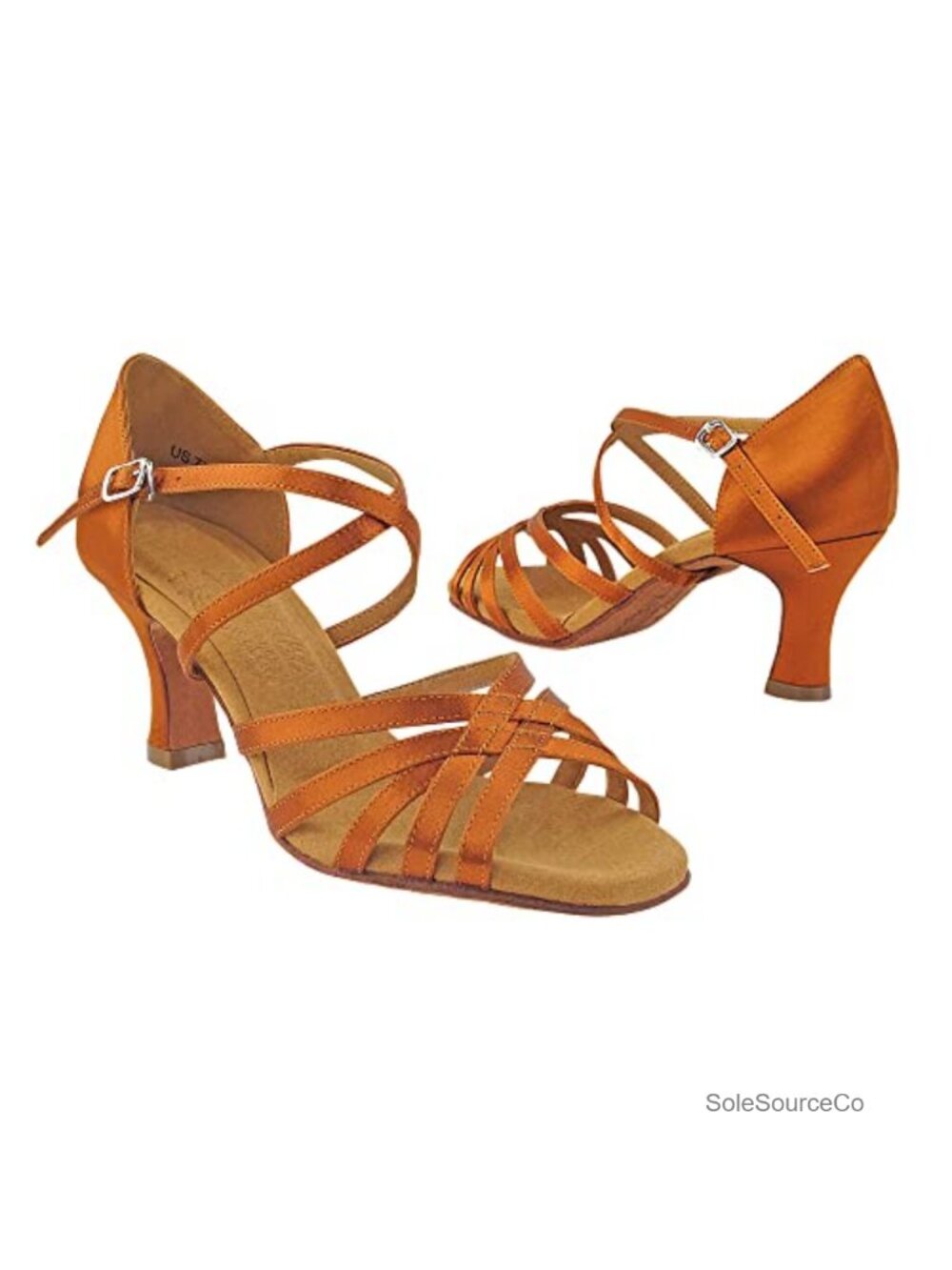 Very Fine Elektra Women's Latin Ballroom Dance Shoes with Suede Sole